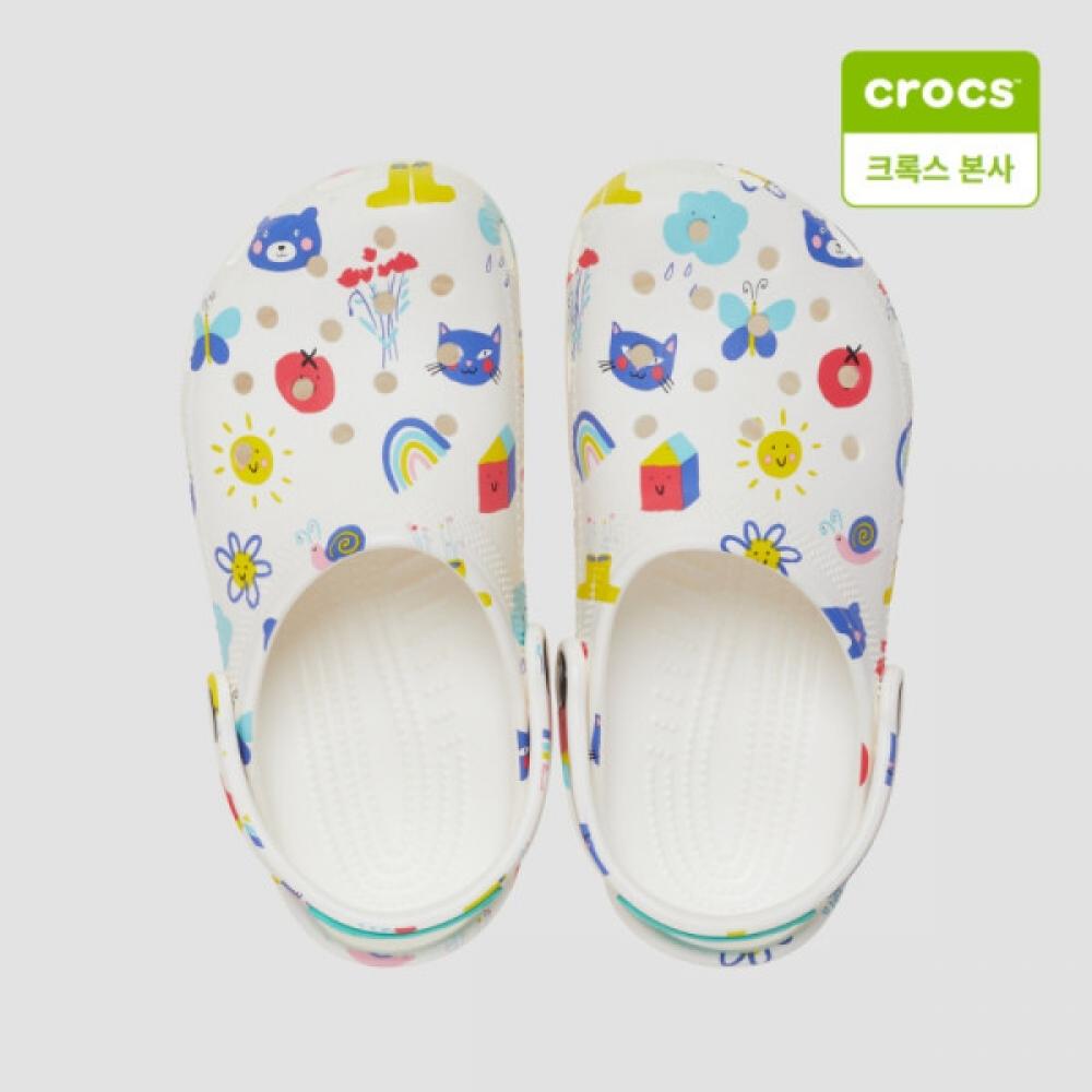 Crocs Classic Doodle Print Clog Kids 210356 94s