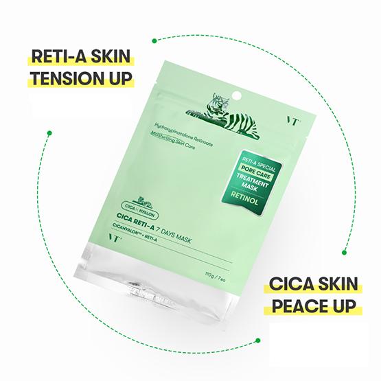 [VT Cosmetics] Cica Reti-A 7 Days Mask 7EA