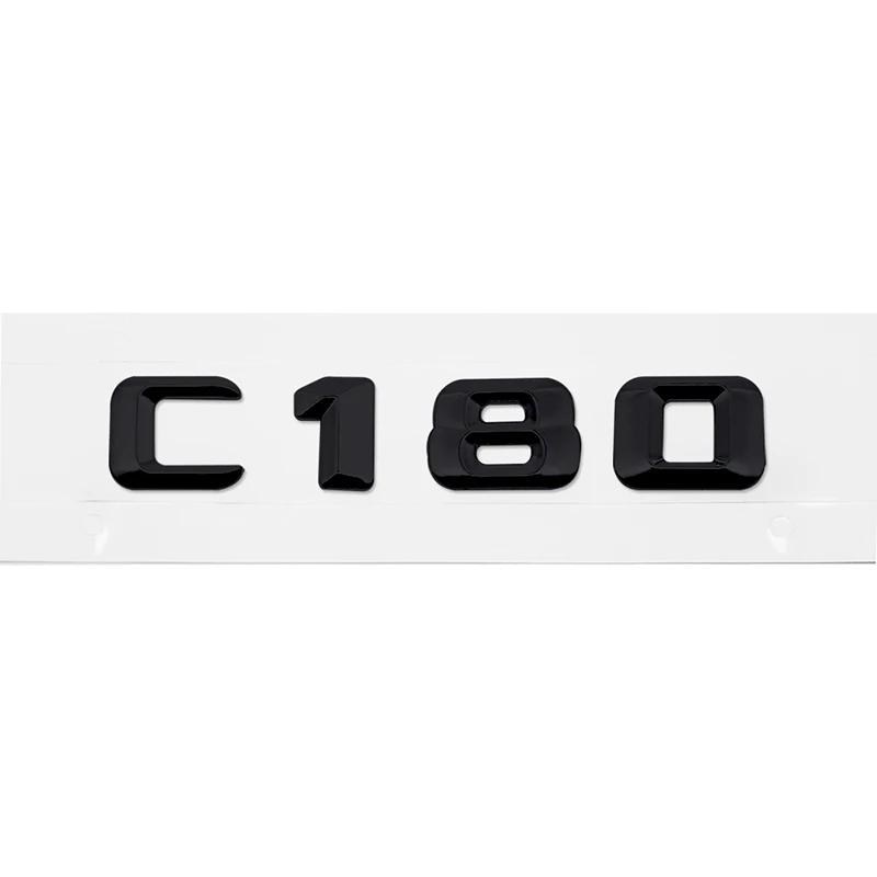 3D Car Tail Letter Stickers Badge for Mercedes Benz C Class C32 C36 C43 C55 C63 C180 C200 C220 C230 Auto Rear Trunk Emblem BA1