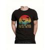 Men's Vintage "Goodbye, and Thanks for All the Fish" T-Shirt - Hitchhiker's Guide To the Galaxy Movie T-Shirt, Casual Cotton Short Sleeve, Black,
