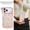 Crossbody Zipper Cards Solt Wallet Embroidery Leather Case for iPhone 17 Pro Max 16 Plus 15 14 13 12  Book Stand Skin Feel Cover