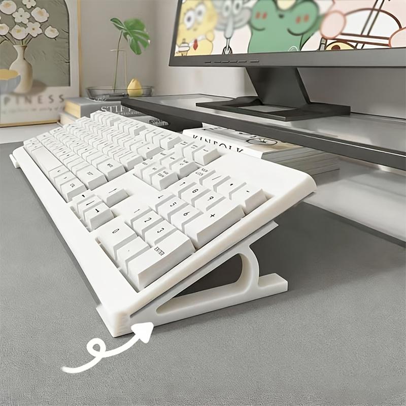 English: Ergonomic Keyboard Riser, Non-Slip Universal Stand with Multi-Color Options, Perfect for Office & Gaming