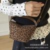 Retro leopard print small bag women's autumn and winter versatile 2025 new popular shoulder messenger bag casual Korean bucket bag