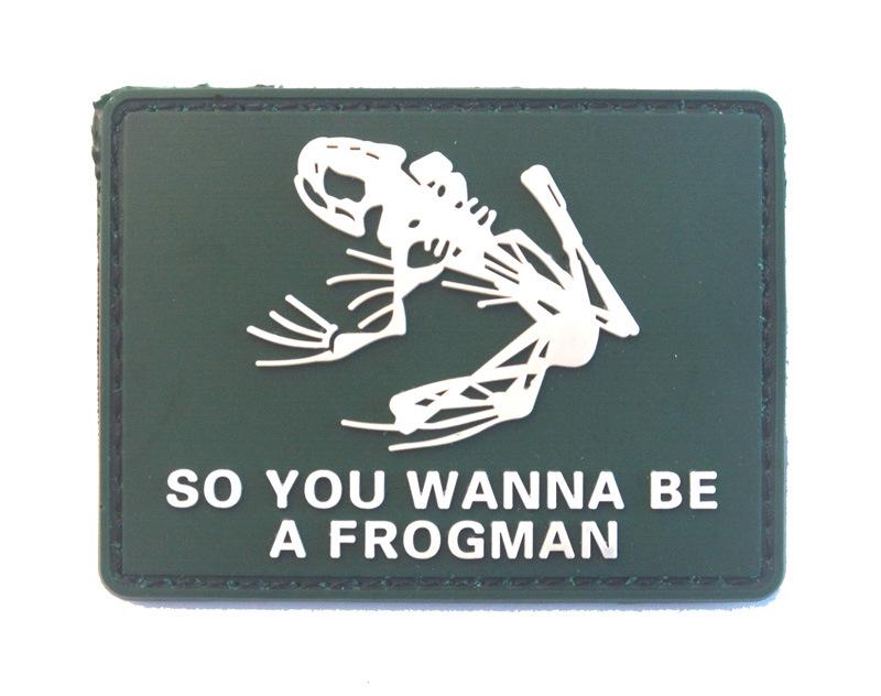 Bear Rhino Frog Seal Velcro PVC Morale Patch for Armband