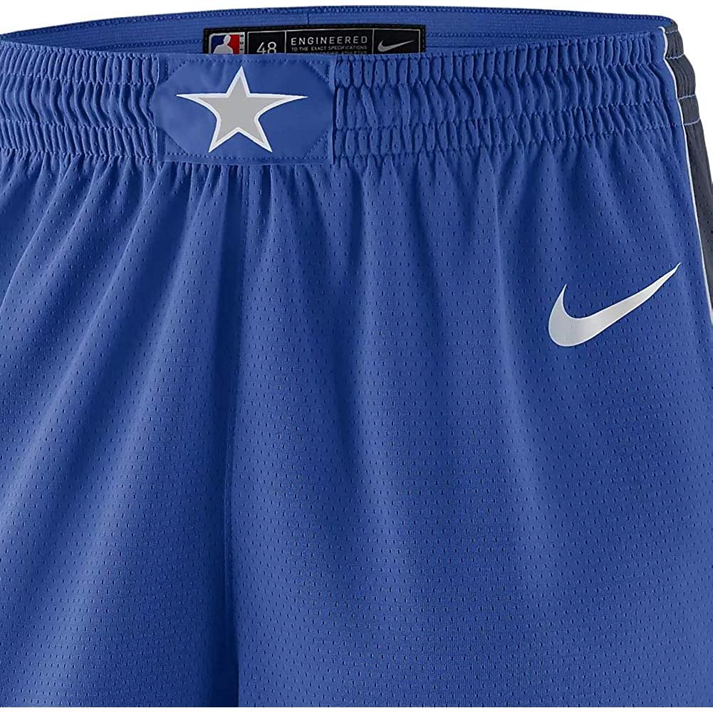 Nike NBA Dallas Mavericks Icon Edition Swingman Dri-FIT Shorts Blue/White/Dark Blue Men Streetwear AJ5599-480