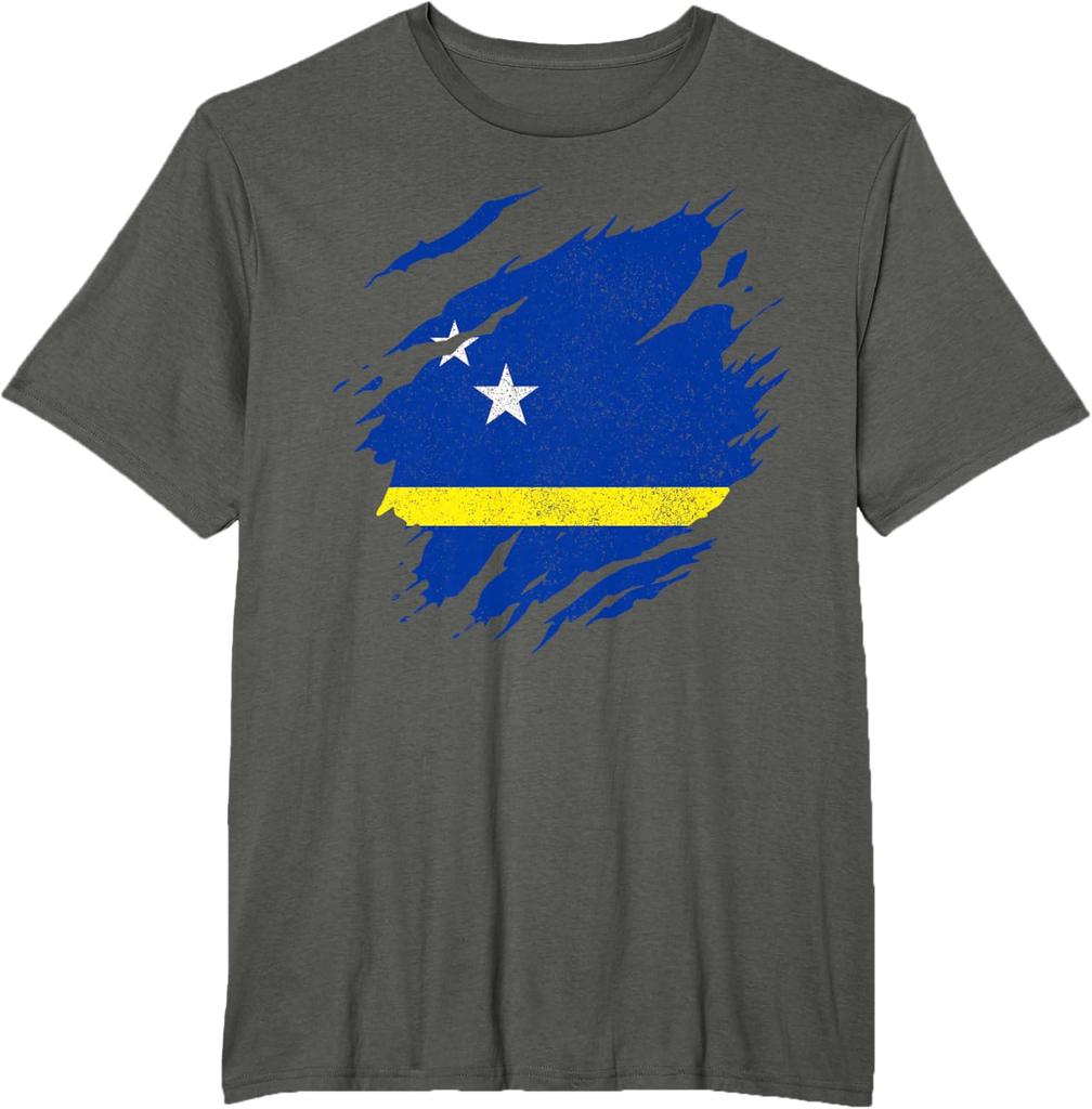 Curacao Flag Pride Caribbean TShirt 2026 New Arrival Stylish Mens Apparel Jersey