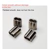 Fishing Line Crimping Tube Fishing Wire Tube Wire Crimp Connector Double Copper Tube