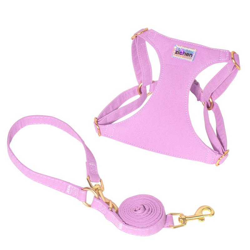 Puppy Pet Harness Vest and Leash Set Dog Harness Dog Leash For Small Dogs Teddy Pet Supplies