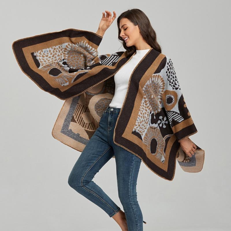 Women S Fashion Warm Scarf Cape For All Seasons