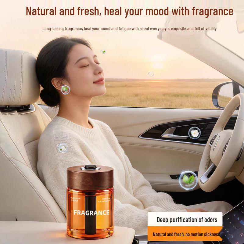 Zen Tea Car Air Freshener with Long-Lasting Scent for High-End Interiors