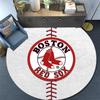 Boston Red Sox,Round Area Rug,Carpet Rug for Living Room Bedroom Sofa Playroom Decor,Non-slip Floor Mat