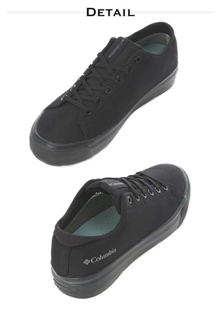 Columbia Hawthorne Rain Low Waterproof YU5270 Size Omni-Tech Sneakers, Waterproof, Breathable, Lightweight, Non-Slip, Low-Top, (010 Black, 28.0 cm)