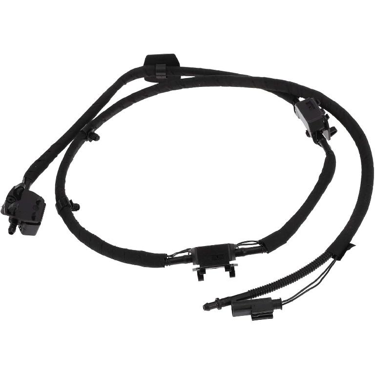 1pcs Windshield Washer Nozzle for BMW X5 2007-2013 Front Windshield Spray Nozzles Wiper Spray Washer Jet No.61667275175 Black Plastic