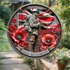 2D Flach, 1 Stück UK Gedenktag für gefallene Soldaten Holz Hängendes Dekoschild und Plakette, „Lest We Forget“, Wandkunst Schilder Bauernhaus Dekor, Innen