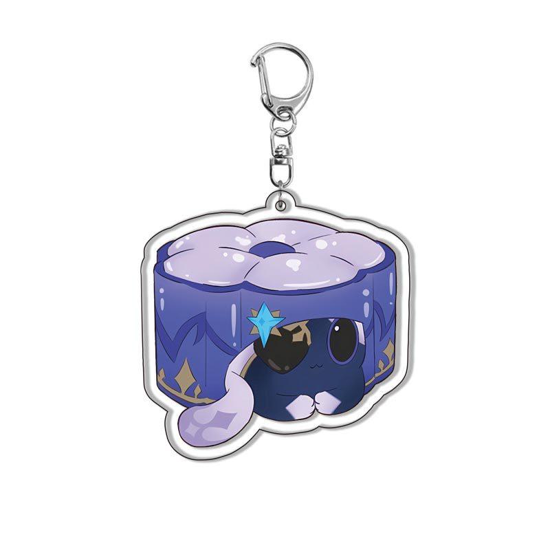 

Hot Game YUANSHEN Cartoon Animal Series Acrylic Characters Keychain Pendant Peripheral Jewelry Accessories Fans Collection Gift