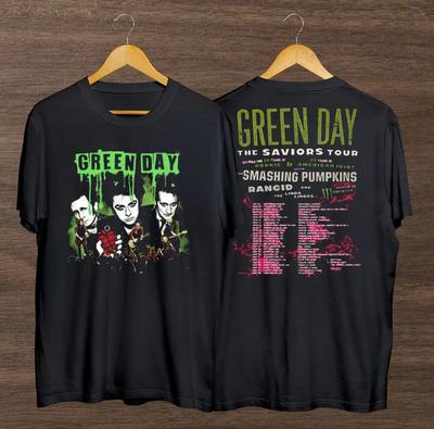 Green Day The Saviors Tričko z turné 2026 2 strany