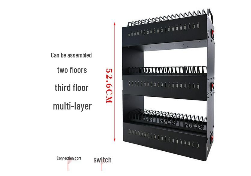 Desktop USB Charging Hub: Multi-Port Splitter with 20/40/60 Ports