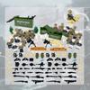 Moc Military Soldiers Building Blocks Figurines Set Plastic Toy With Weapon Accessories And Equipment Bag