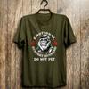 Unique Proud Emotional Support Husband Graphic Tee Gorilla Head Do Not Pet Funny Jungle Humor Love Tshirt Unisex Cotton Apparel