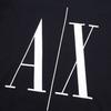 Armani Exchange SS22 Letter Logo Print Crew Neck Short Sleeve T-Shirt Men tops Navy-Blue 8NZTPA-ZJH4Z-1510
