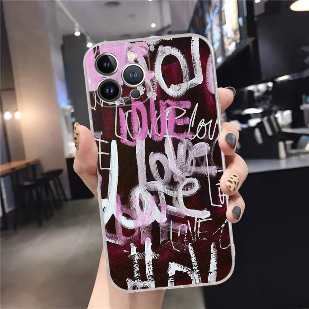 Graffiti Cool Art Phone Case For iPhone 15 14 11 12 13 Mini Pro XS Max Cover 6 7 8 Plus X XR SE 2020 Funda Shell