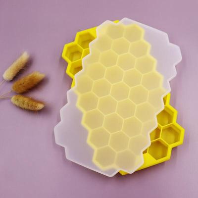 37-Grid Honeycomb Silicone Ice Cube Tray