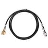 W21.8 14 Soda Hose Adapter Kit CO2 Cylinder Refilling Tube Accessories 100in Black
