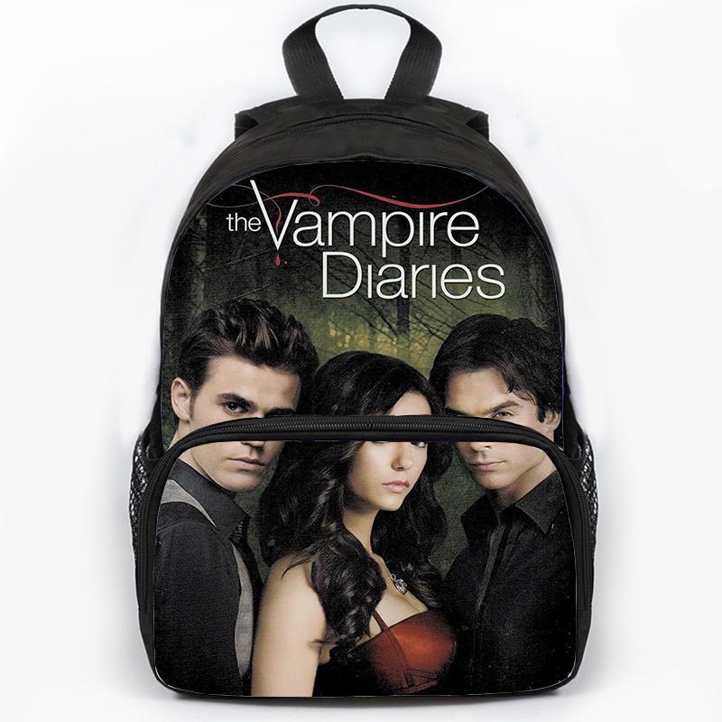 The Vampire Diaries Backpack Girls Boys