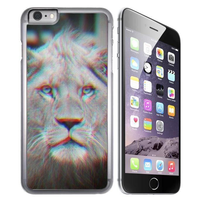 Coque iPhone 8 Plus Lion 3D