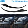 Für Mercedes-Benz GLE GLS W166 2016-2019 Frontscheinwerfer-Augenlid Augenbrauenabdeckung aus Kohlefaser Auto Zubehör Dekoration Aufkleber