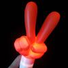 LED Foam Glow Sticks Finger Shaped Bulk Glow Sticks 3 Lighting Modes Gesture Party Supplies Battery Powered Fluorescent Light Props for Parties