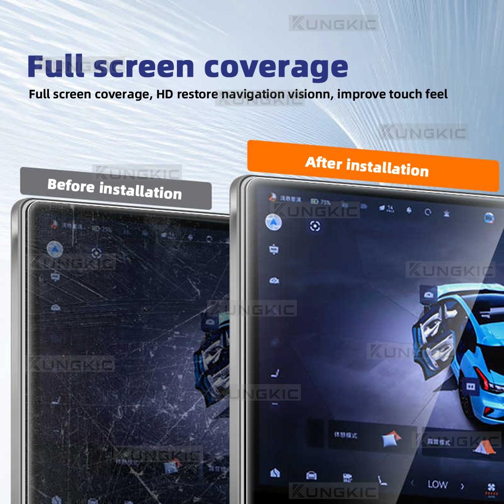 Tempered Glass For BYD King DM-i 2025 2024 2023 2026 Touch Screen Navigation GPS and Dashboard Film Protection Accessories