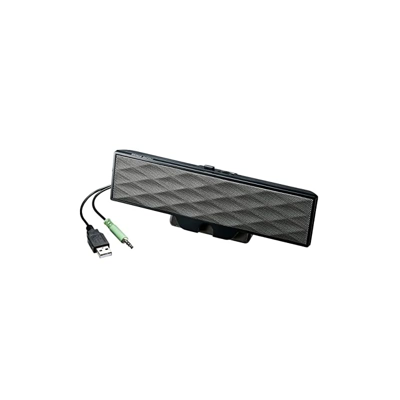 Sanwa Supply USB Powered Soundbar Speaker MM-SPL11UBKN Black
