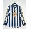 Long Sleeve Retro Football Jersey Men Classic Club National Team Style Sports Training Wear