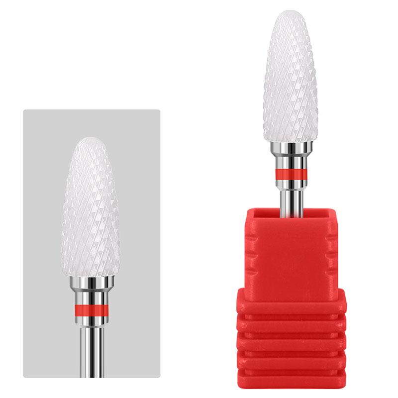 Ceramic Carbide Nail Drill Bits Milling Cutter For Manicure Set Mill Brush Manicure Machine Accessories for Removing Gel Varnish