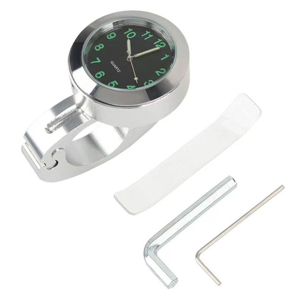 Aluminum Housing Handlebar Mount Clock Luminous Luminous Clock  Electric Vehicles