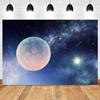 Traumhafter Nachthintergrund für Fotografie Mond Sternenhimmel Galaxie Meteor Familie Freund Party Porträt Heimdekoration Fotohintergrund1