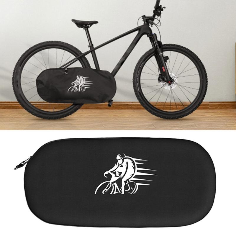 Cubierta Impermeable para Bicicletas Cubierta de Bielas Protector de Piñones para Bicicletas de Poliéster