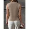 Hot Girl Versatile Sleeveless Vest Woolen Woven Women's Clothing Spring and Summer Amazon Independent Site