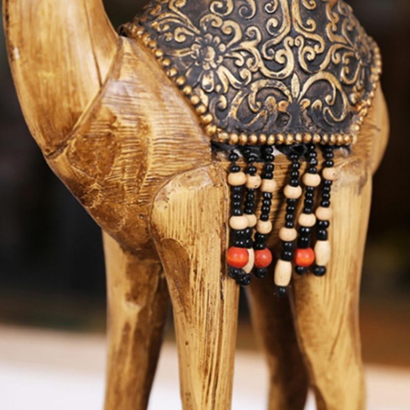 Kamelfiguren Harzkamelstatuen Tierfiguren Tischornament für Büro Zuhause Schreibtischdekorationen Sammlerstücke