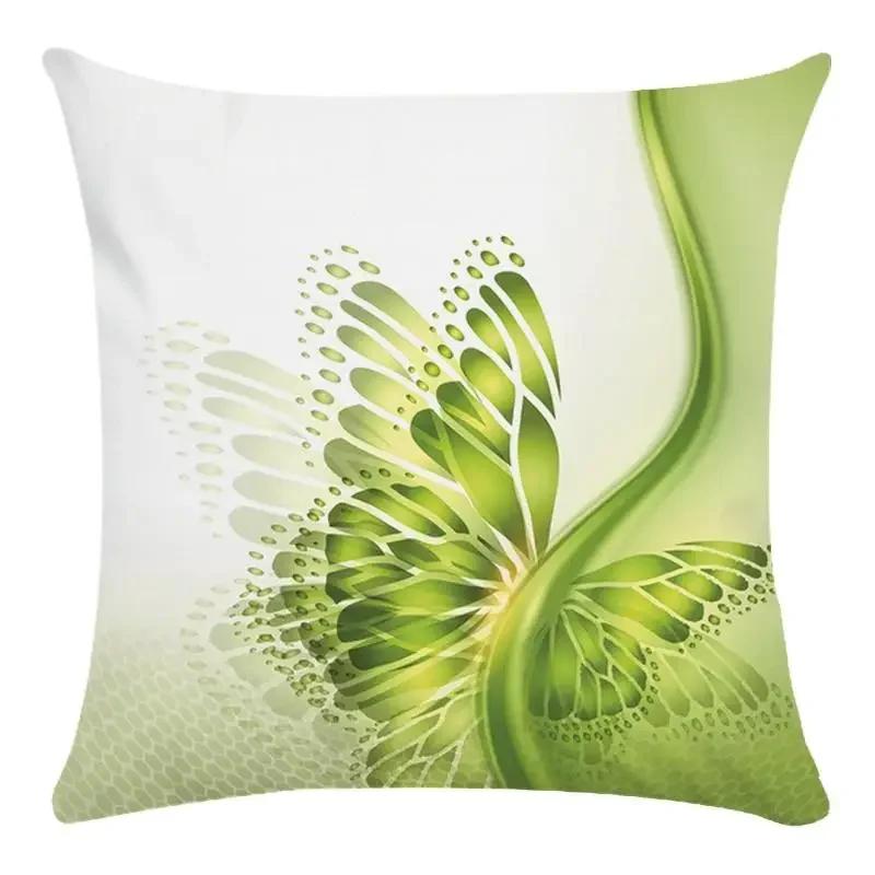 Colorful Water Butterfly Cushion Cover Pillow Decorative Dining Chair