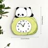 New Panda Cartoon Clock for Home Living Room, Simple Clock Decoration, Quiet, Cute and Creative Wall Clock