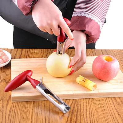 Edelstahl Apfelentkerner Obstkern Entferner Birne Apfelentkerner Seeder Slicer Messer Langlebige Küchenhelfer Gemüsewerkzeuge