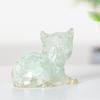 Animal Resin Desktop Decor With Crystal Chips For Gift And Home Office