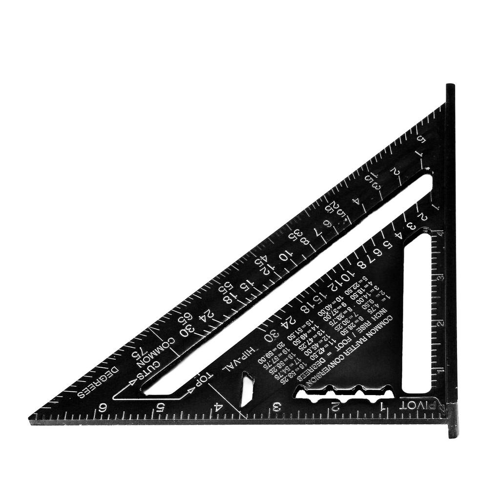 Carpentry   Ruler Aluminum Alloy with   and   Scales   Ruler Protractor for Engineer Carpenter