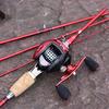 Fishing Rods and Reels Casting Fishing Rod Reel Combos 4 Sections Casitng Rod and 13BB Casting Reel