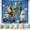 Spy Family Wall Tapestry Aesthetic Wall Hanging Printed Fabric Blanket Decorative Tapestries For Bedroom Living Room Home Decor
