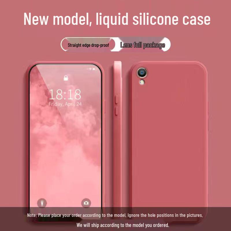 OPPO R9 Plus Case: Solid Color, Full Coverage, Liquid Protective Soft Case, New Model