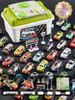 Collector's Edition Storage Bucket with 30 Alloy Racing Pull-Back Cars