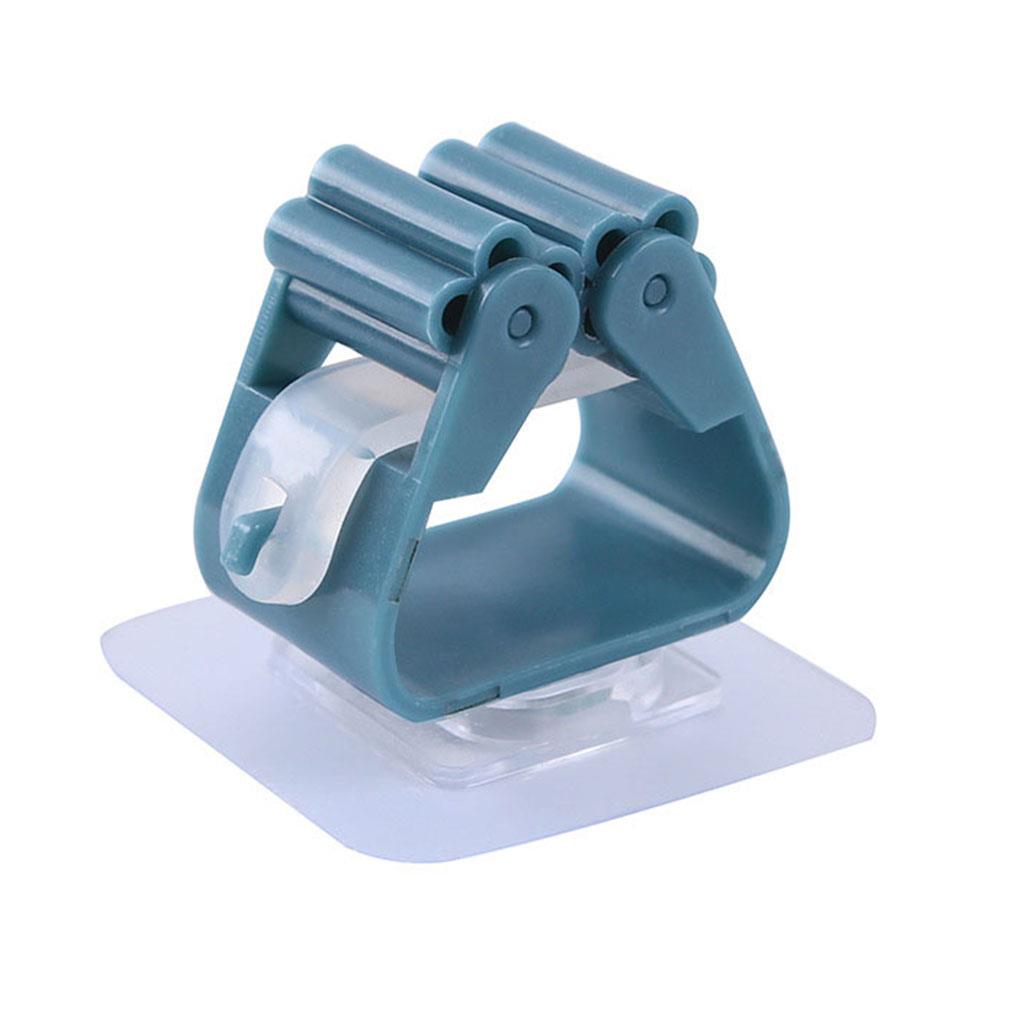 

Держатель швабры самоклеящийся симпатичный настенный кронштейн без проколов для использования в помещении, на кухне, в ванной комнате, стойка для щеток для уборки no2